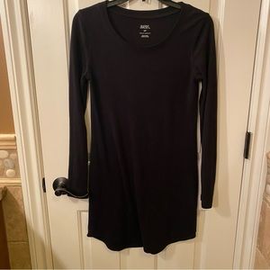 Black Tunic / Long Sleeve / Nightshirt